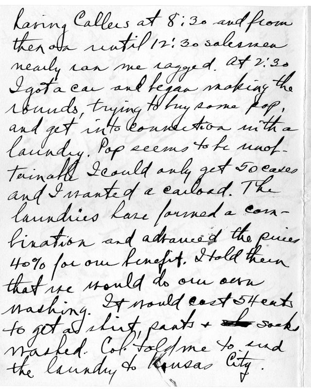 Letter from Harry S. Truman to Bess Wallace