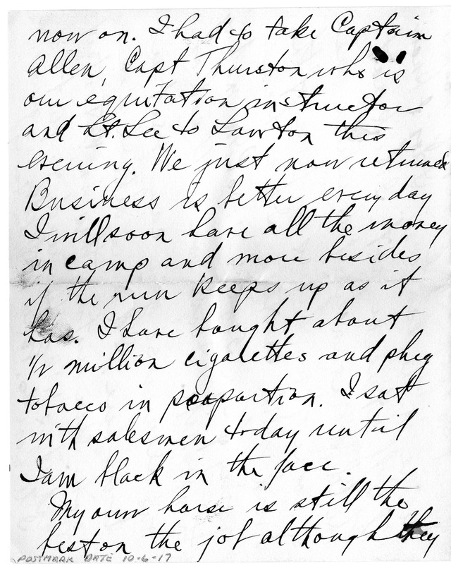 Letter from Harry S. Truman to Bess Wallace