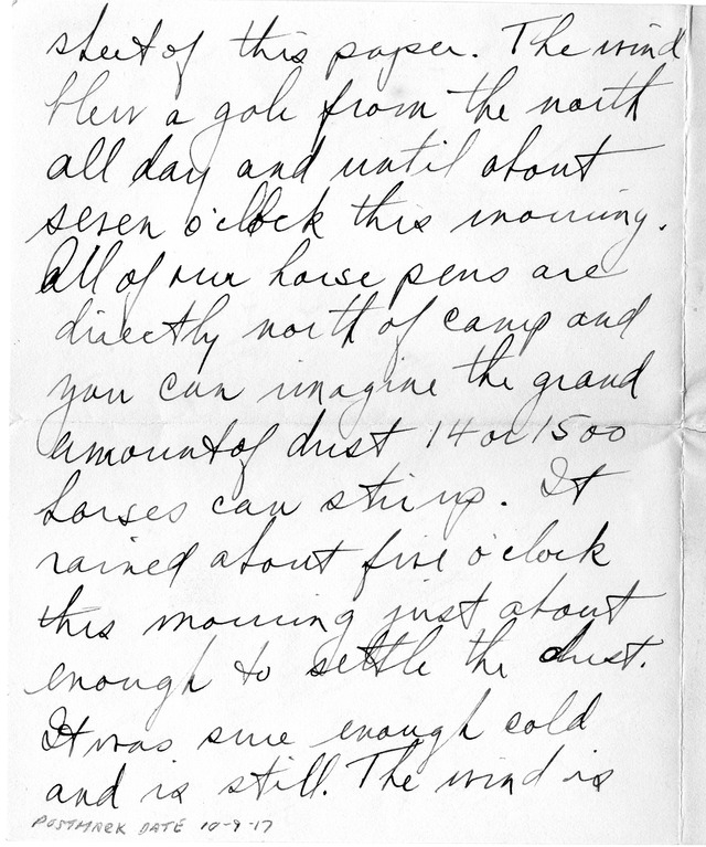 Letter from Harry S. Truman to Bess Wallace