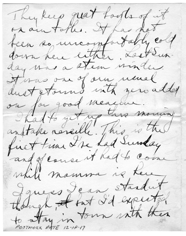 Letter from Harry S. Truman to Bess Wallace