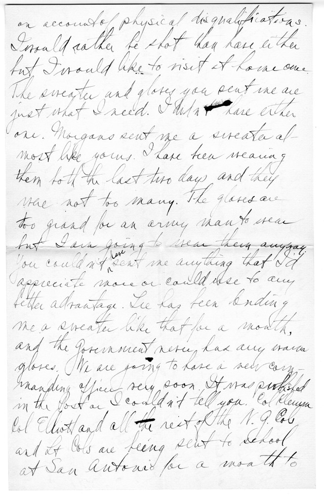 Letter from Harry S. Truman to Bess Wallace