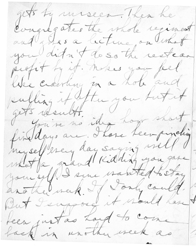 Letter from Harry S. Truman to Bess Wallace