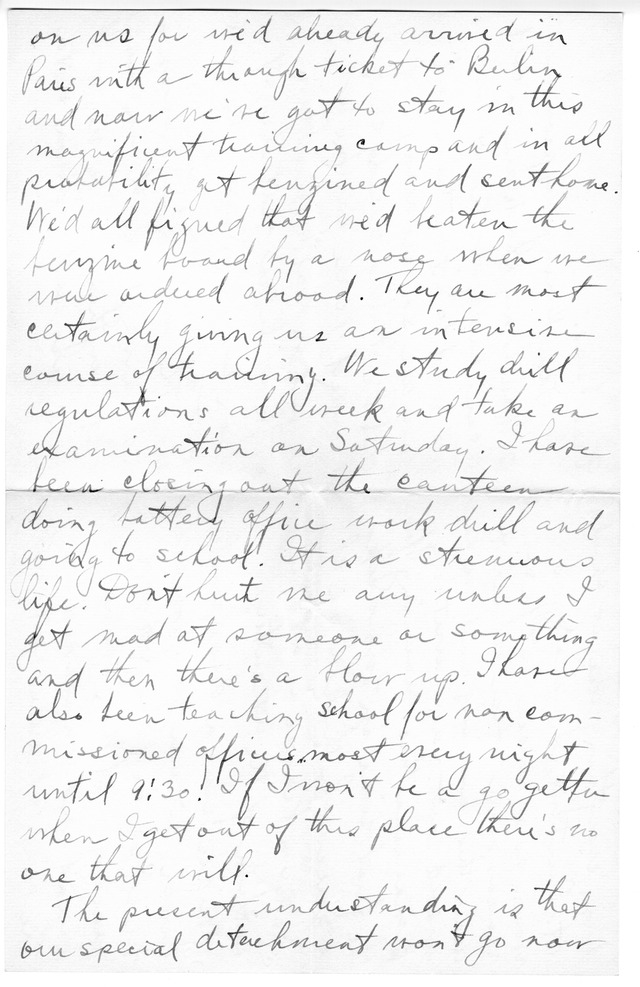 Letter from Harry S. Truman to Bess Wallace