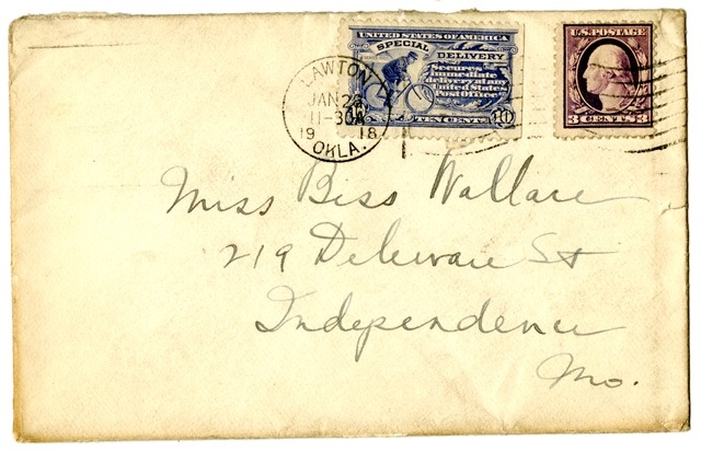 Letter from Harry S. Truman to Bess Wallace