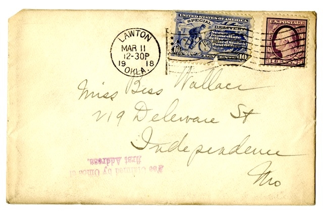 Letter from Harry S. Truman to Bess Wallace