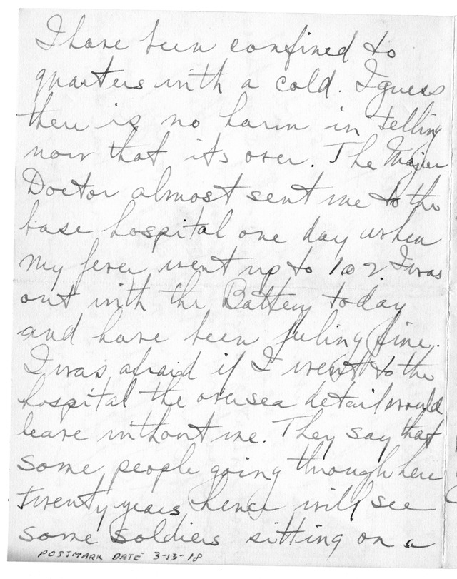 Letter from Harry S. Truman to Bess Wallace