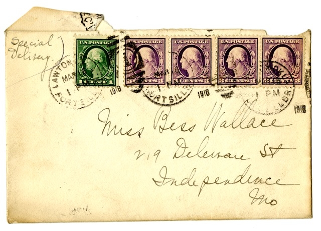 Letter from Harry S. Truman to Bess Wallace