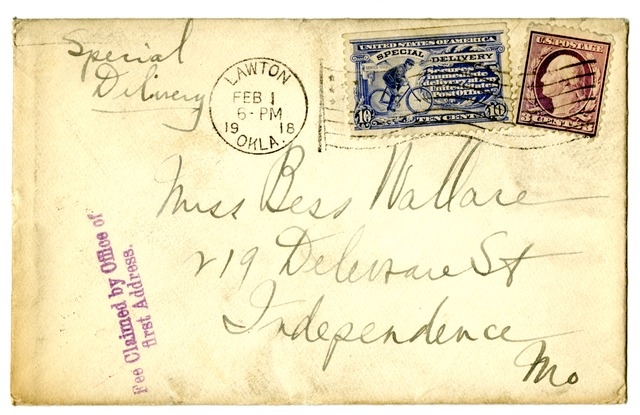 Letter from Harry S. Truman to Bess Wallace