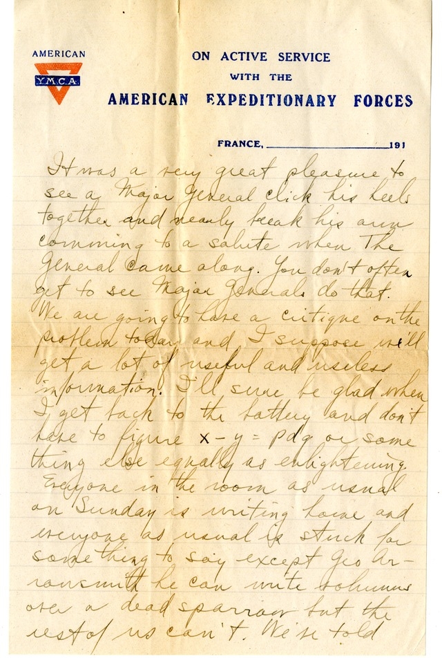 Letter from Harry S. Truman to Bess Wallace