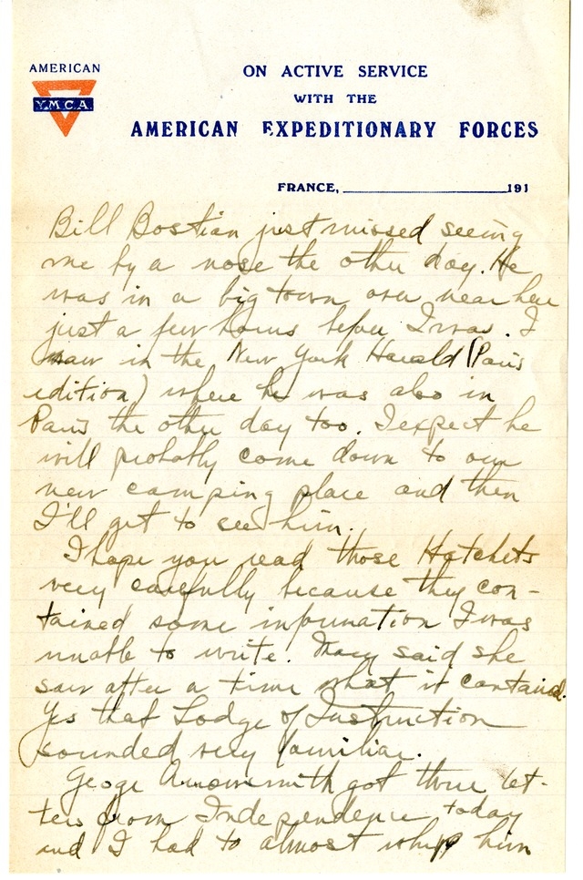 Letter from Harry S. Truman to Bess Wallace