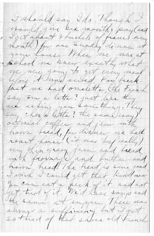 Letter from Harry S. Truman to Bess Wallace