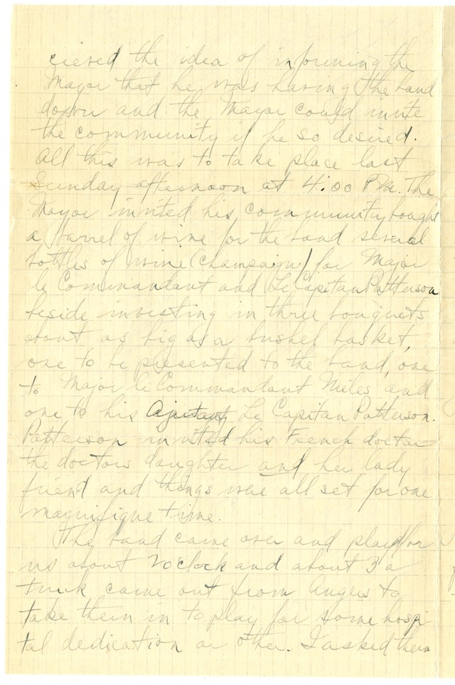 Letter from Harry S. Truman to Bess Wallace