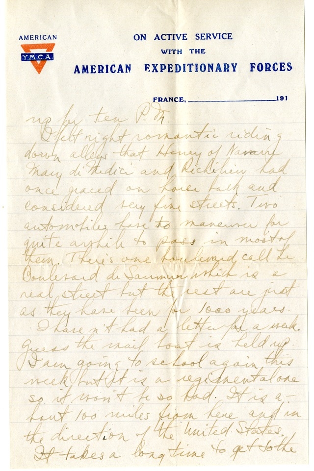 Letter from Harry S. Truman to Bess Wallace