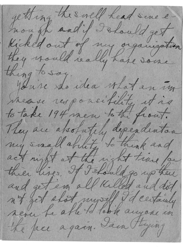 Letter from Harry S. Truman to Bess Wallace