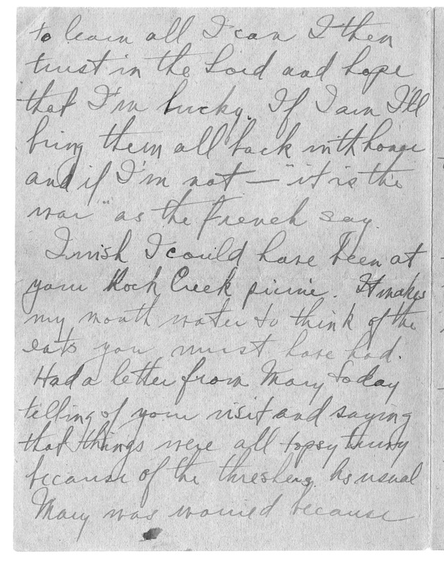 Letter from Harry S. Truman to Bess Wallace