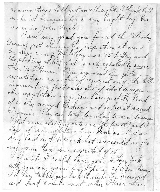 Letter from Harry S. Truman to Bess Wallace