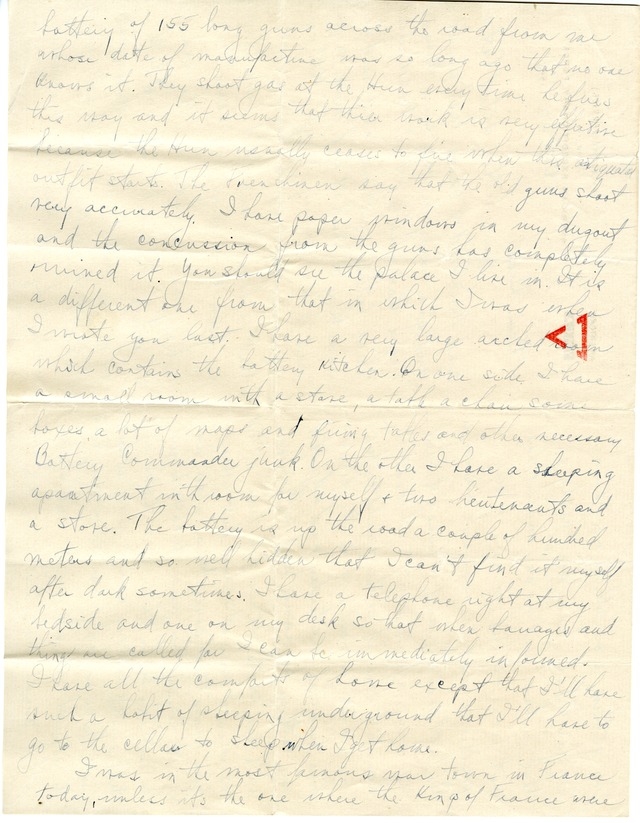 Letter from Harry S. Truman to Bess Wallace