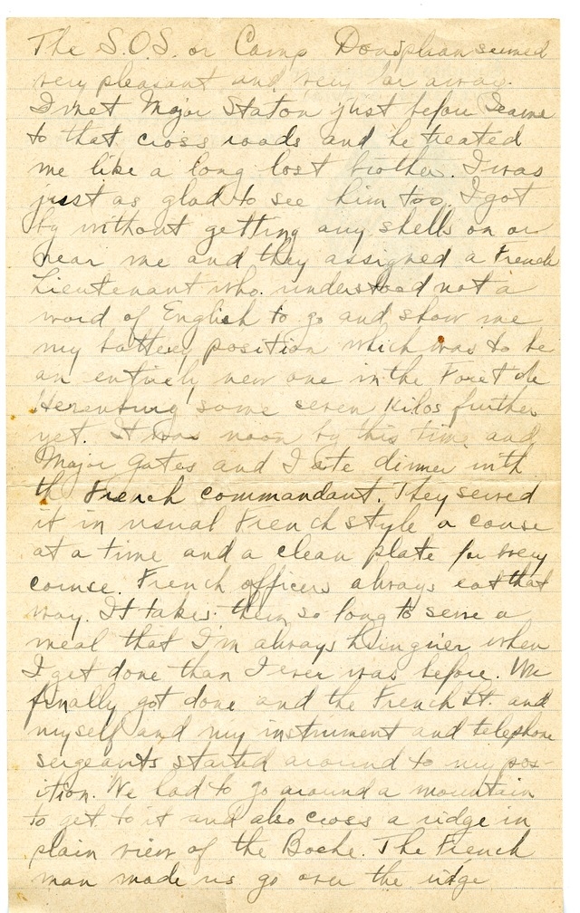 Letter from Harry S. Truman to Bess Wallace (abridged)