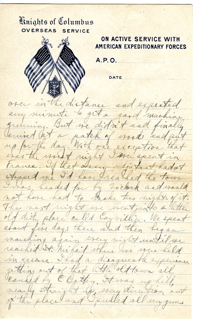 Letter from Harry S. Truman to Bess Wallace (abridged)