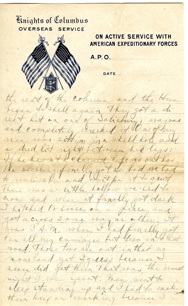 Letter from Harry S. Truman to Bess Wallace (abridged)