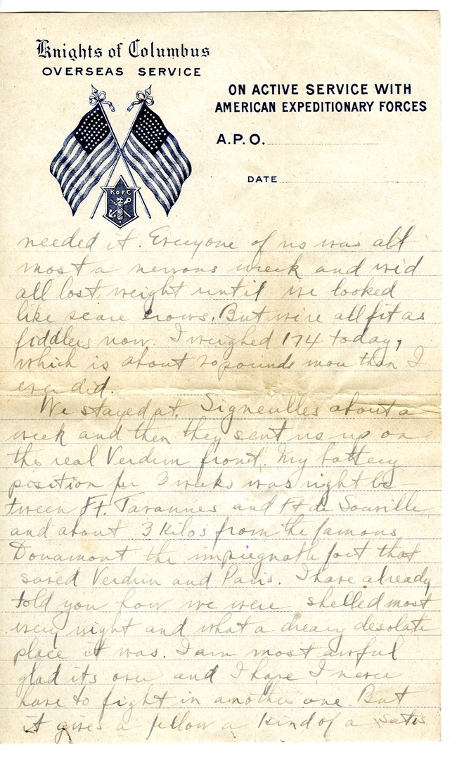 Letter from Harry S. Truman to Bess Wallace (abridged)