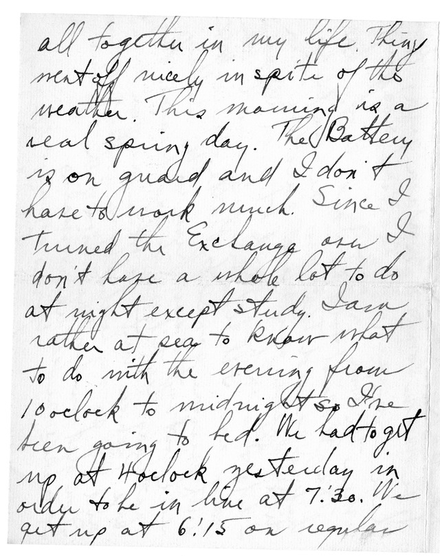 Letter from Harry S. Truman to Bess Wallace