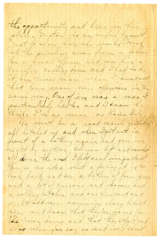 Letter from Harry S. Truman to Bess Wallace