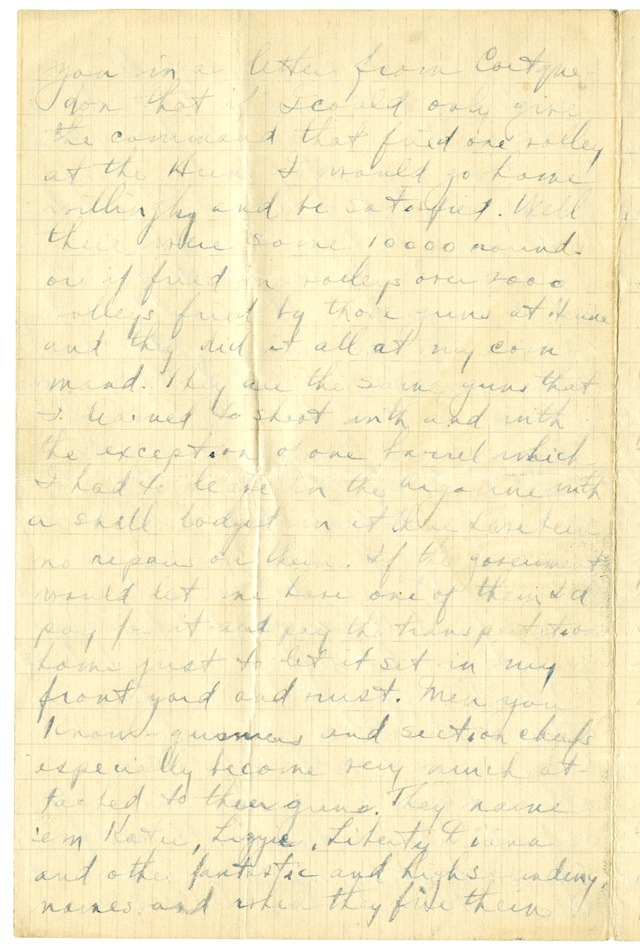 Letter from Harry S. Truman to Bess Wallace