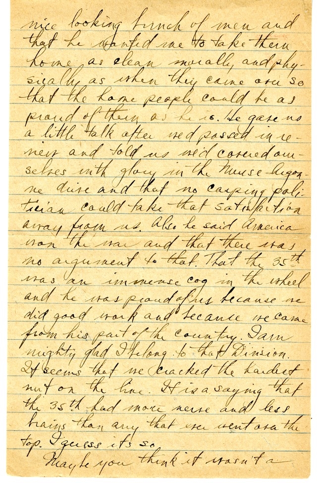 Letter from Harry S. Truman to Bess Wallace