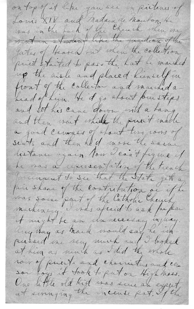 Letter from Harry S. Truman to Bess Wallace