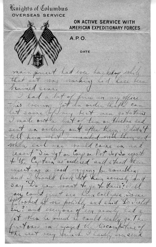 Letter from Harry S. Truman to Bess Wallace