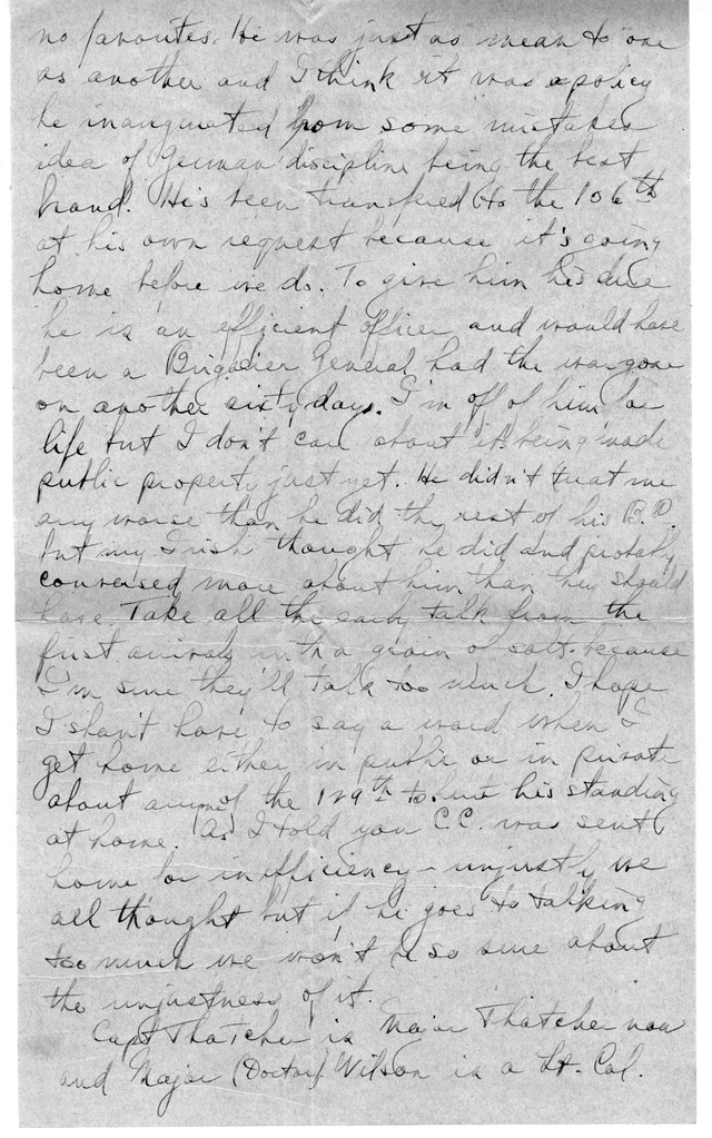 Letter from Harry S. Truman to Bess Wallace