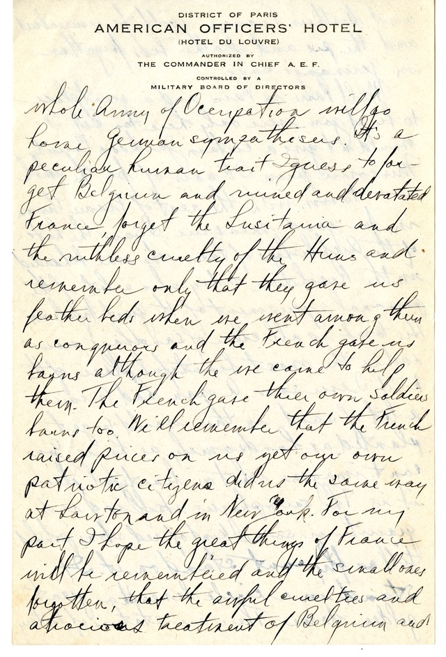 Letter from Harry S. Truman to Bess Wallace