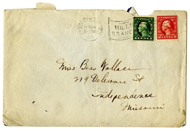 Letter from Harry S. Truman to Bess Wallace