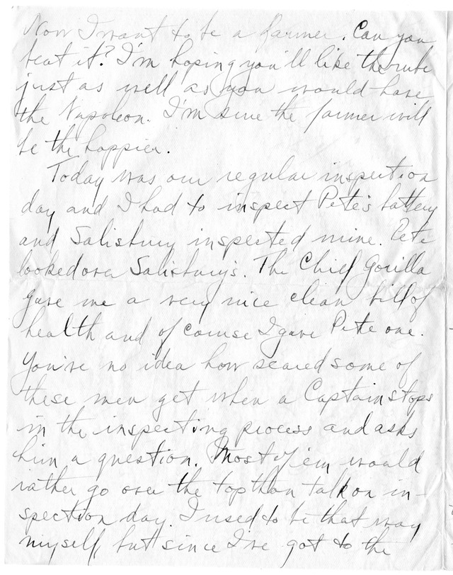 Letter from Harry S. Truman to Bess Wallace