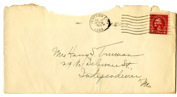 Letter from Harry S. Truman to Bess W. Truman