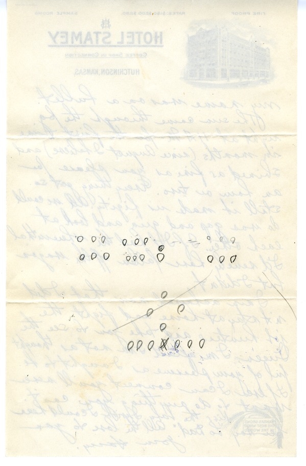 Letter from Harry S. Truman to Bess W. Truman