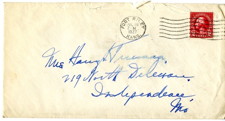 Letter from Harry S. Truman to Bess W. Truman