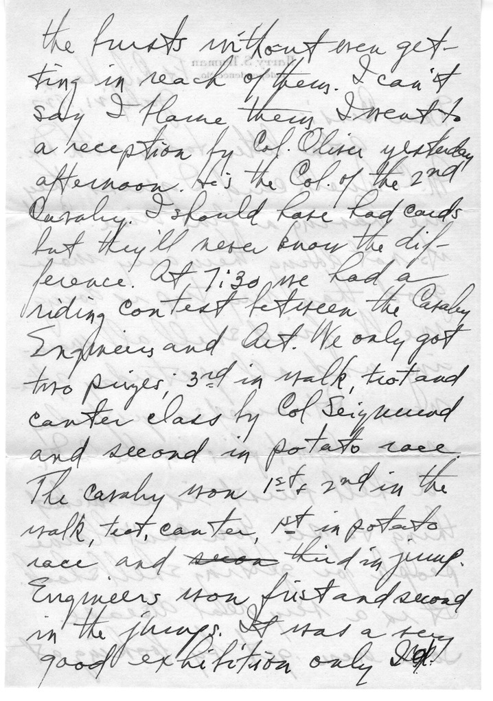 Letter from Harry S. Truman to Bess W. Truman