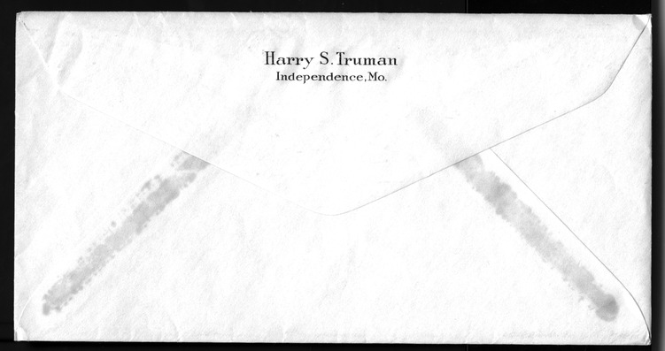 Letter from Harry S. Truman to Bess W. Truman