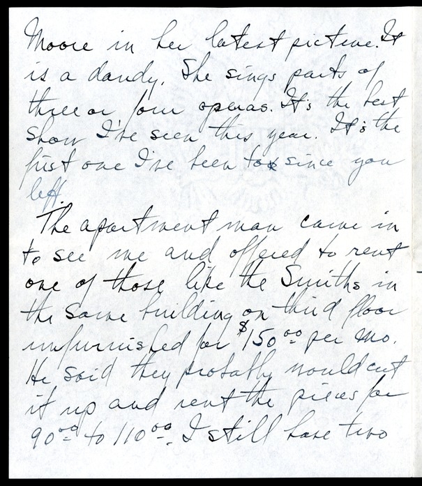 Letter from Harry S. Truman to Bess W. Truman