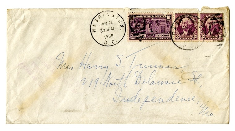 Letter from Harry S. Truman to Bess W. Truman