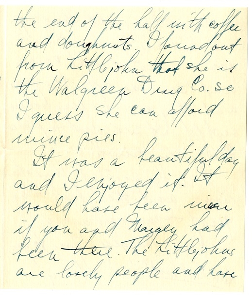 Letter from Harry S. Truman to Bess W. Truman