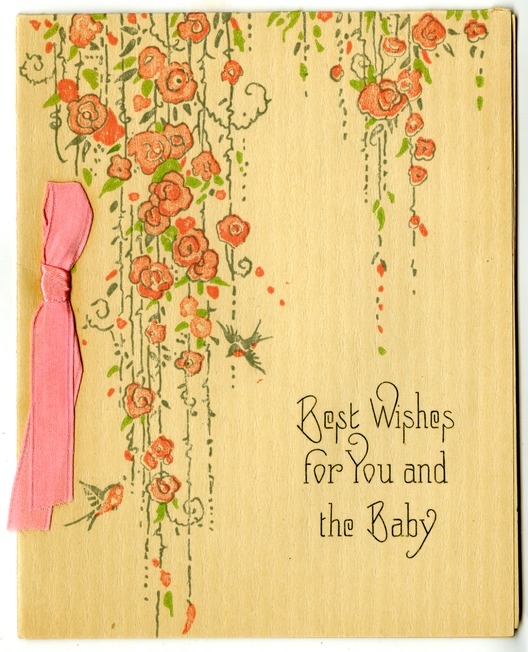 Baby Card from Thelma Pallette to Bess W. Truman