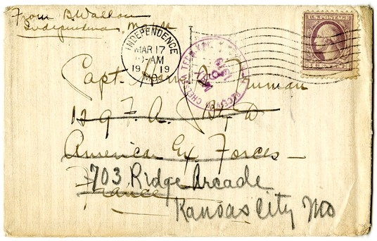 Letter from Bess Wallace to Harry S. Truman