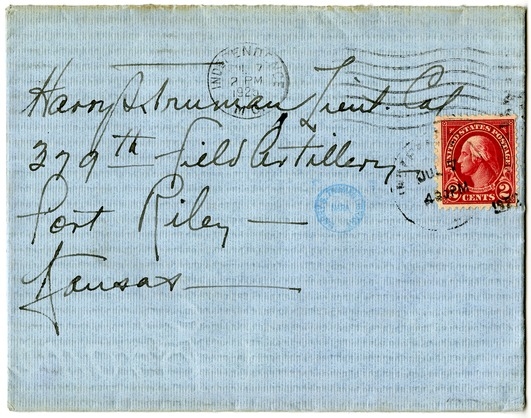 Letter from Bess W. Truman to Harry S. Truman