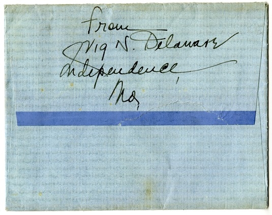 Letter from Bess W. Truman to Harry S. Truman