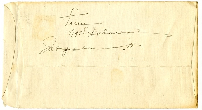 Letter from Bess W. Truman to Harry S. Truman