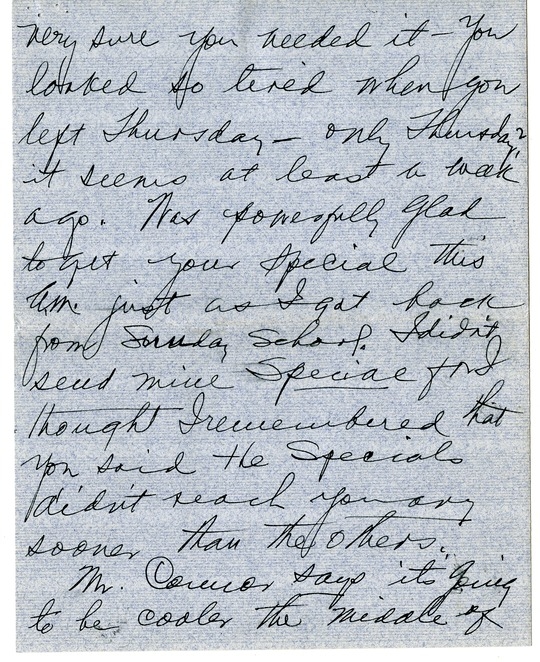 Letter from Bess W. Truman and Margaret Truman to Harry S. Truman