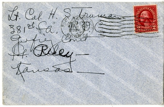 Letter from Bess W. Truman and Margaret Truman to Harry S. Truman